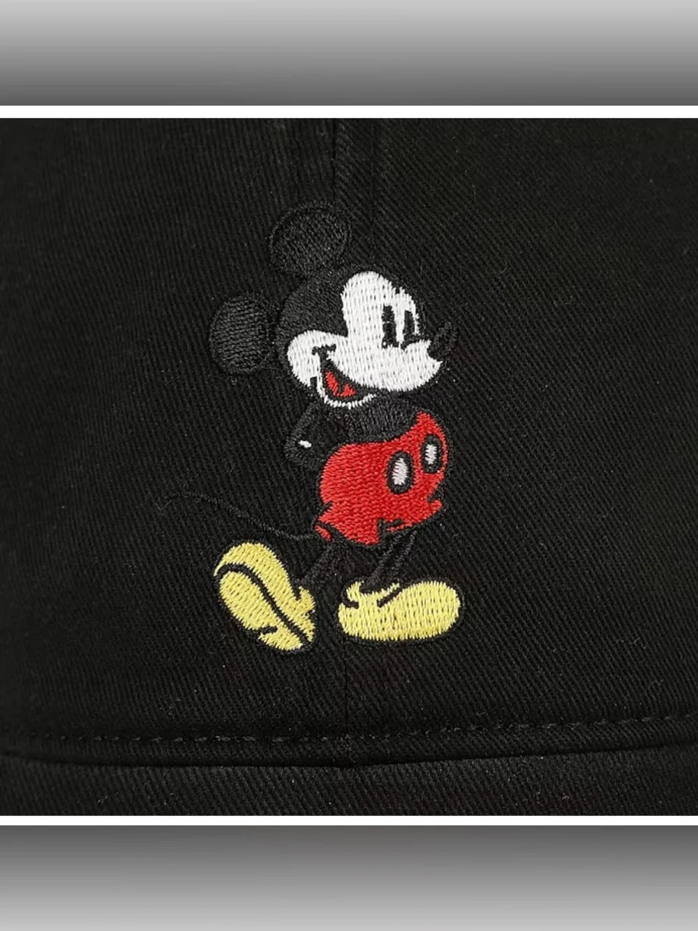 Disney Mickey Embroidered Baseball Hat